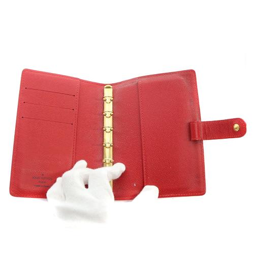 LOUIS VUITTON Authentic Vintage Epi Agenda Red R20057