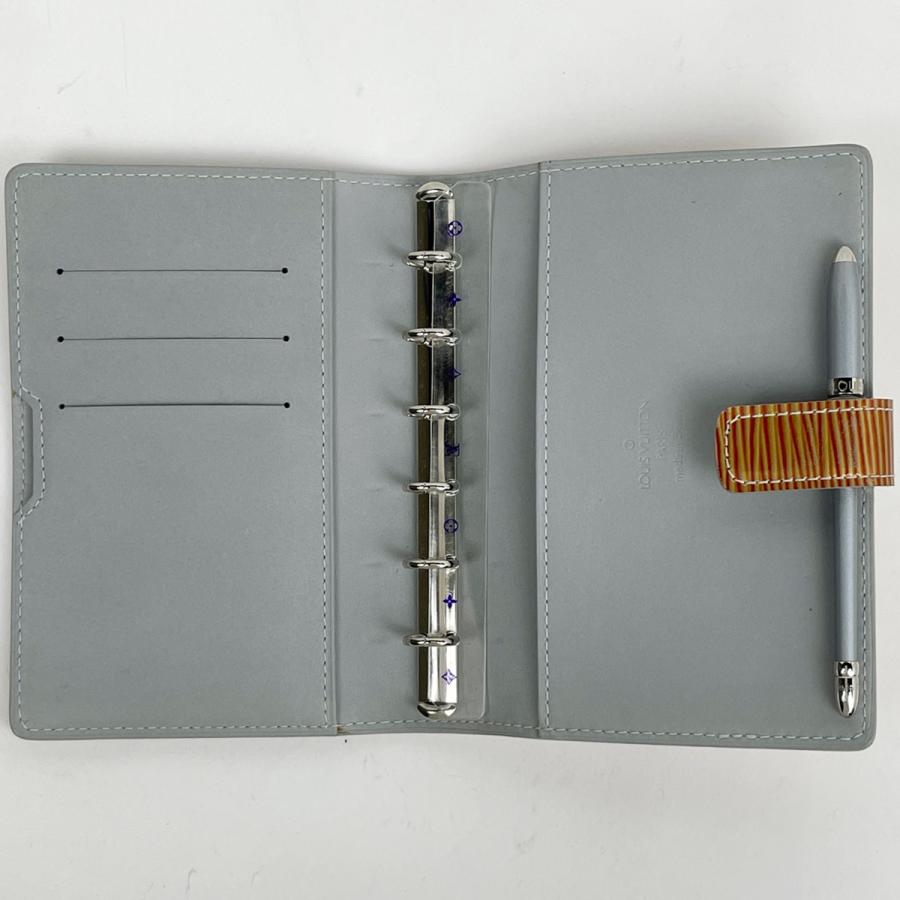 LOUIS VUITTON Authentisches Vintage Agenda PM System Notizbuch Business Notizbuchhülle Cyber Epi Fuchsia Pink M99081