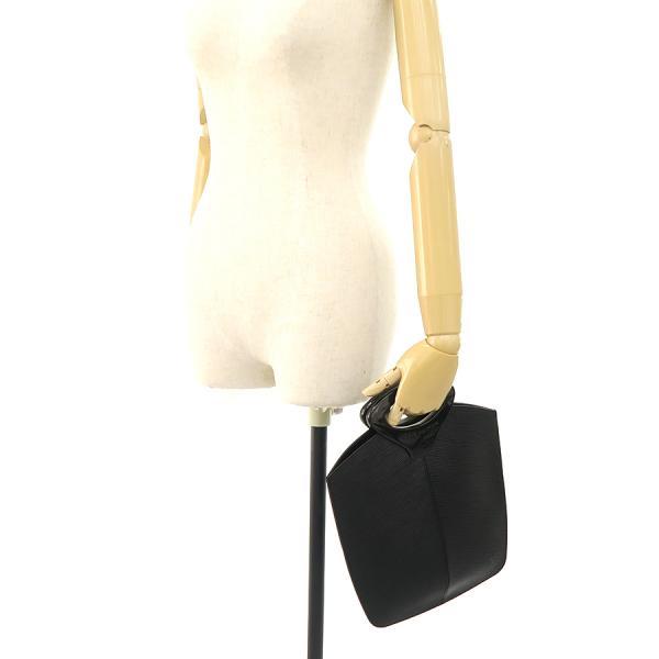 LOUIS VUITTON Authentic Vintage Epi Demi Lune Black