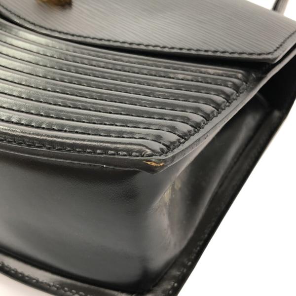 LOUIS VUITTON Authentic Vintage Shoulder Bag Epi Tilsit M52482 Black