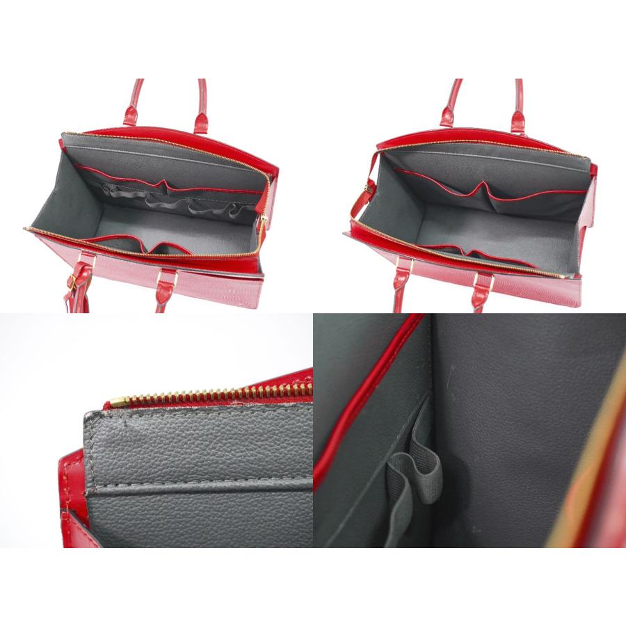 LOUIS VUITTON Authentic Vintage Riviera Epi Leather Handbag Castilian Red M48187