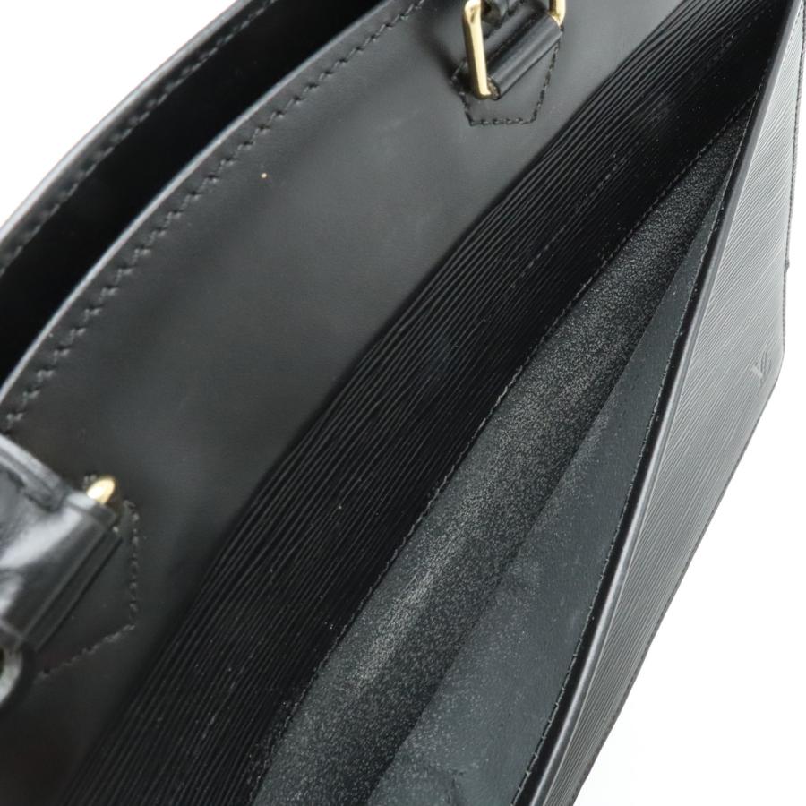 LOUIS VUITTON Authentic Vintage Epi Riviera Handbag Black