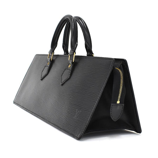 LOUIS VUITTON Authentische Vintage Sac Triangle Handtasche M52092 Epi Noir