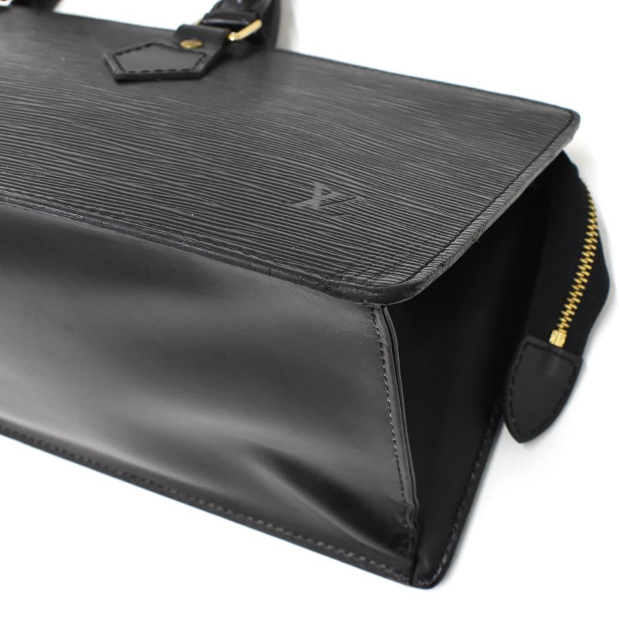 LOUIS VUITTON Authentic Vintage Sac Triangle Handbag M52092 Epi Black