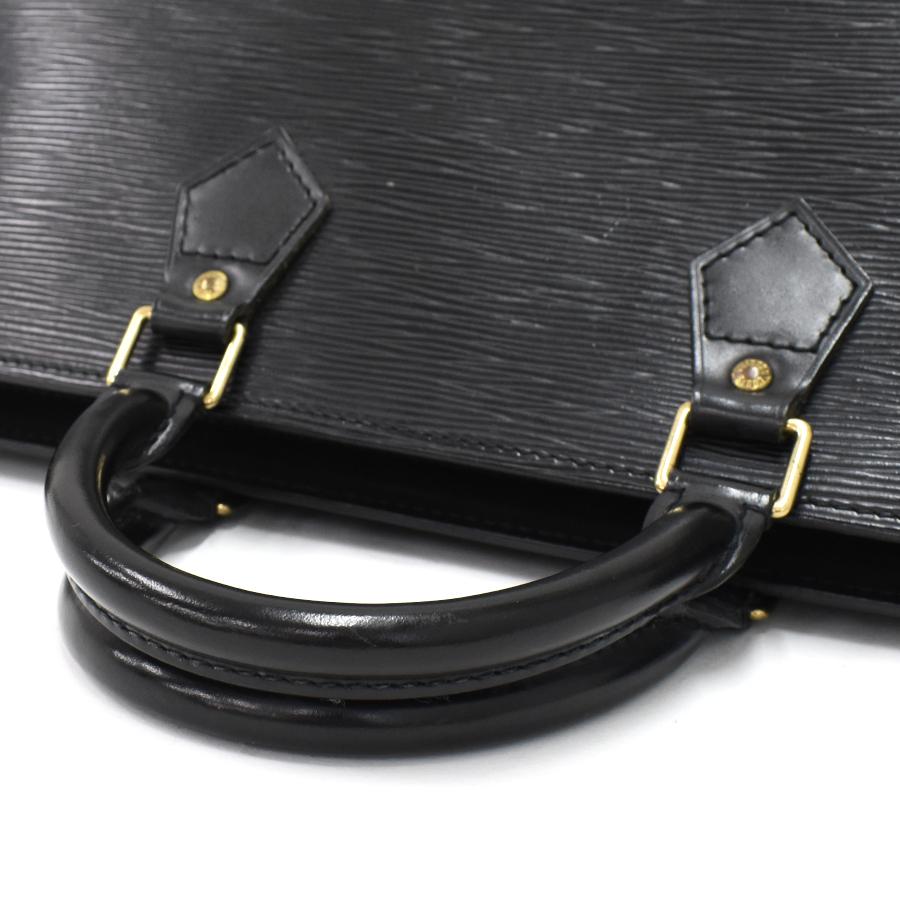 LOUIS VUITTON Authentic Vintage Sac Triangle Handbag M52092 Epi Black
