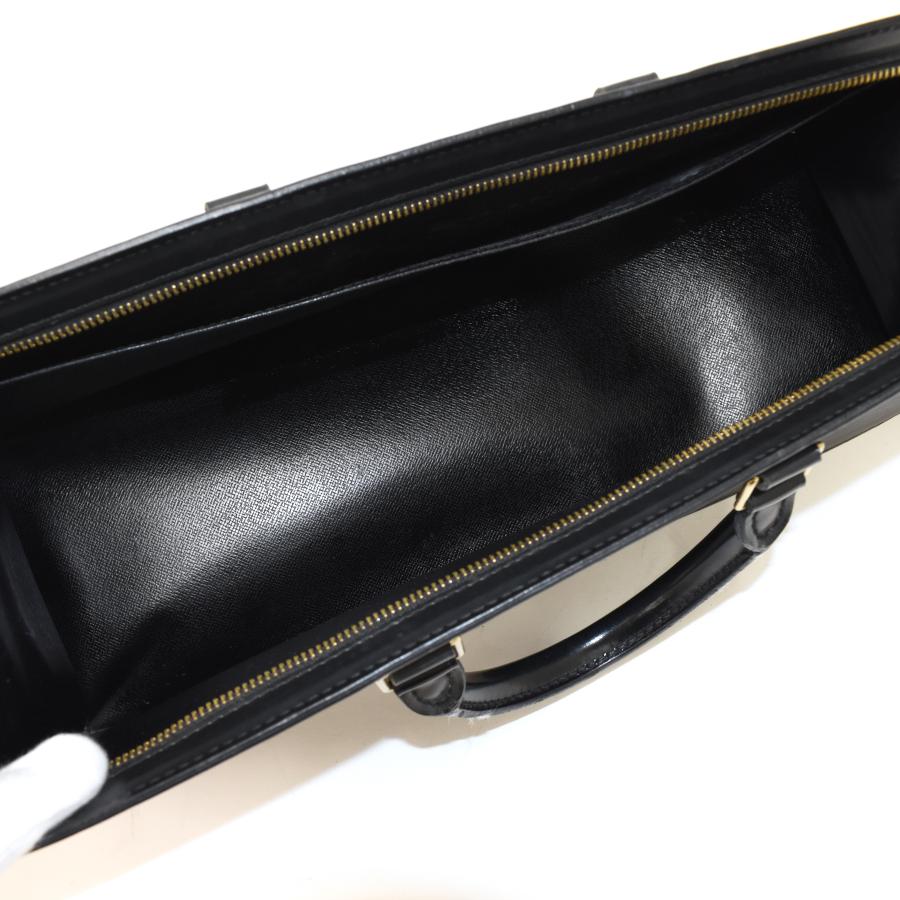 LOUIS VUITTON Authentic Vintage Sac Triangle Handbag M52092 Epi Black