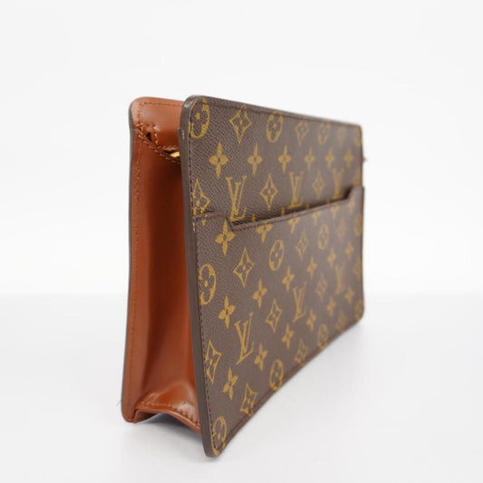 LOUIS VUITTON Authentic Vintage Clutch Bag Monogram Homme M51795