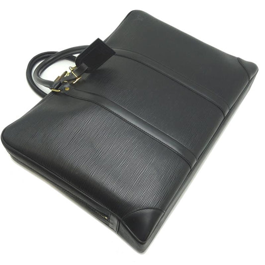 LOUIS VUITTON Authentic Vintage Briefcase Porte-Documents Voyage Epi Black M59162