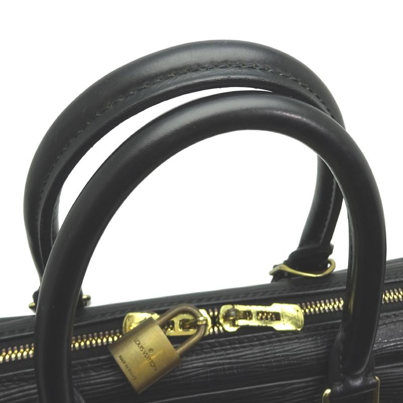 LOUIS VUITTON Authentic Vintage Briefcase Porte-Documents Voyage Epi Black M59162