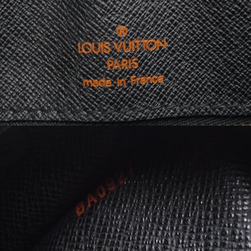 LOUIS VUITTON Authentic Vintage Briefcase Porte-Documents Voyage Epi Black M59162