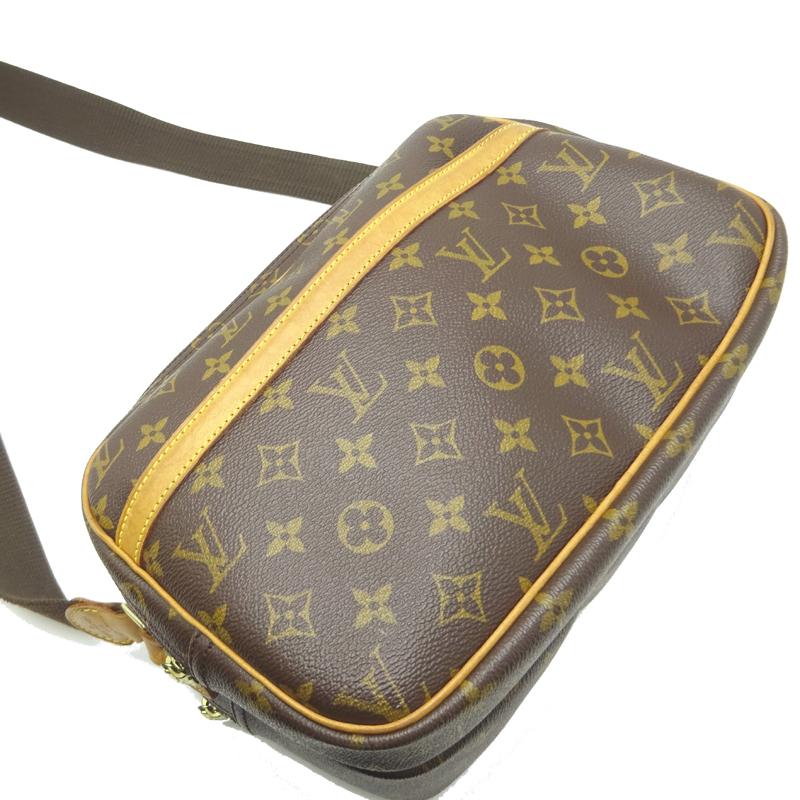 LOUIS VUITTON Authentic Vintage Shoulder Bag Reporter PM Monogram M45254