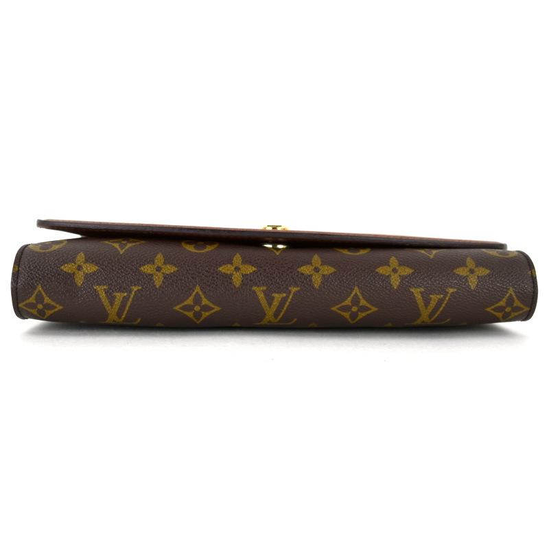 LOUIS VUITTON Authentic Vintage Monogram Bordeaux M51797 Shoulder Bag Clutch Bag 2-Way Brown