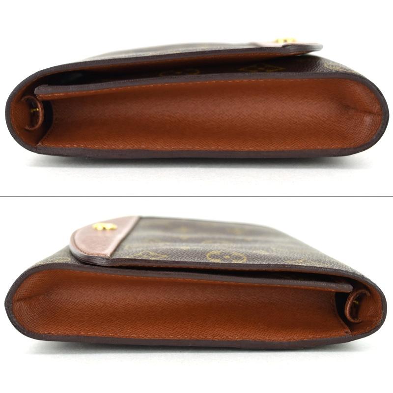 LOUIS VUITTON Authentic Vintage Monogram Bordeaux M51797 Shoulder Bag Clutch Bag 2-Way Brown