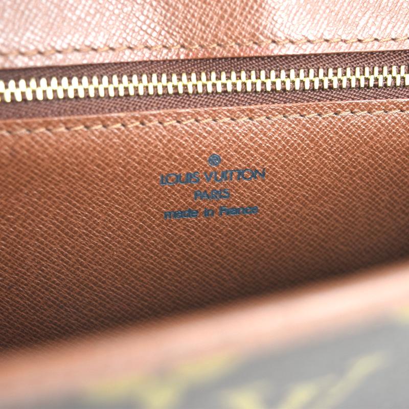 LOUIS VUITTON Authentic Vintage Monogram Bordeaux M51797 Shoulder Bag Clutch Bag 2-Way Brown