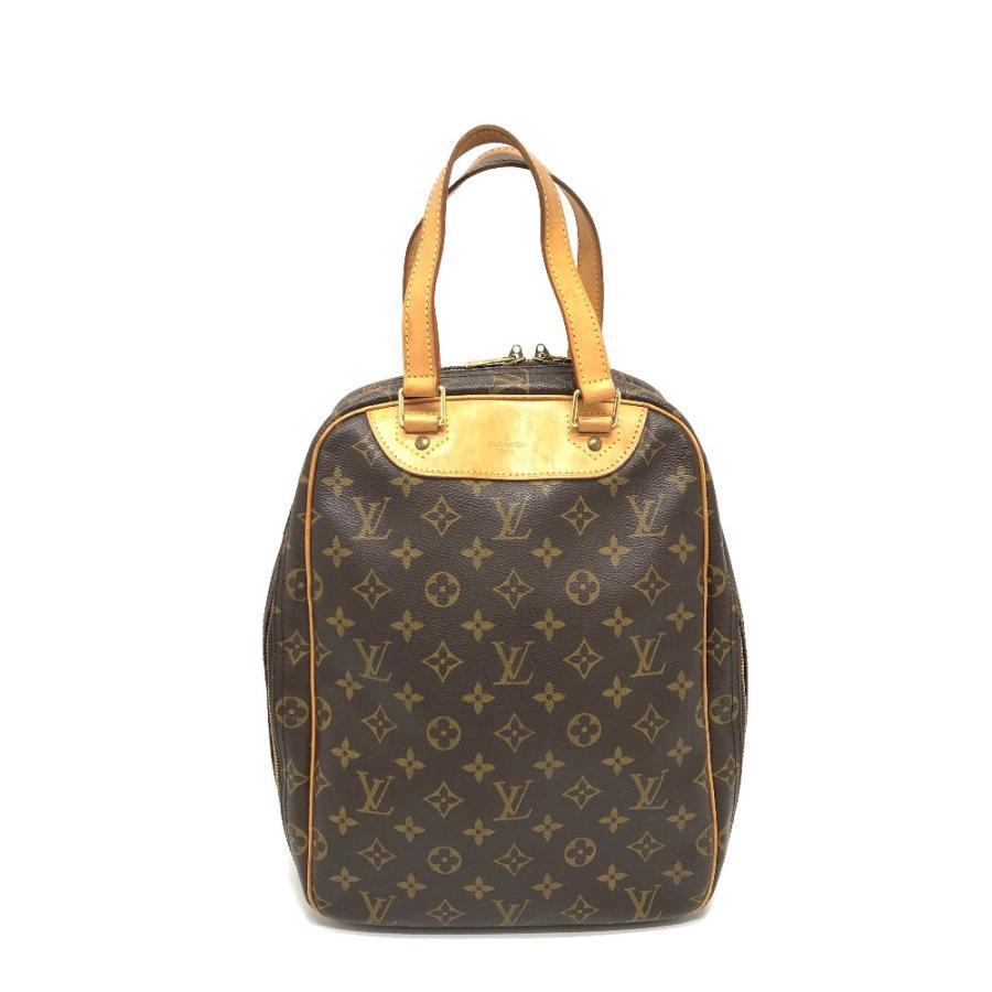 LOUIS VUITTON Authentic Vintage Excursion Bag Shoes bag Monogram Brown M41450