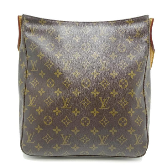 LOUIS VUITTON Authentische Vintage LV Looping GM M51145 Schultertasche Monogramm Braun Damen