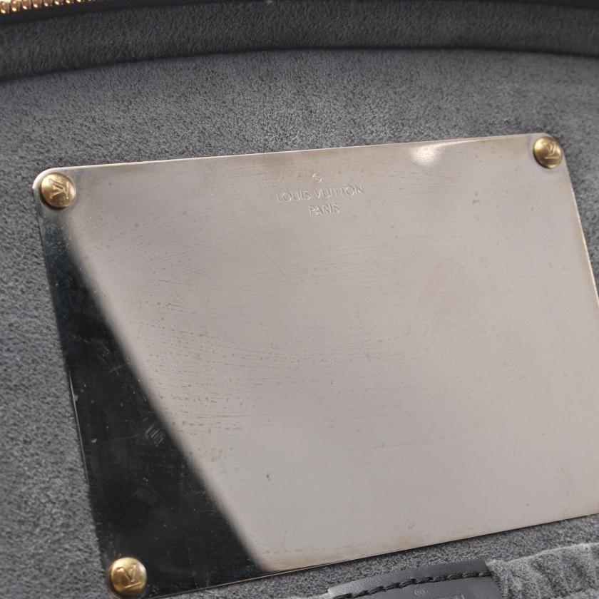 LOUIS VUITTON Authentic Vintage Nice Epi Black Vanity Bag Black M48012