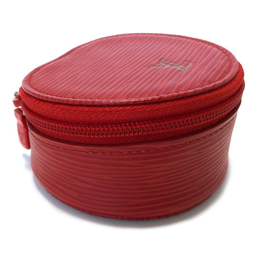 LOUIS VUITTON Authentic Vintage Epi Jewelry Case Ecrin Bijoux M48227 Castilian Red