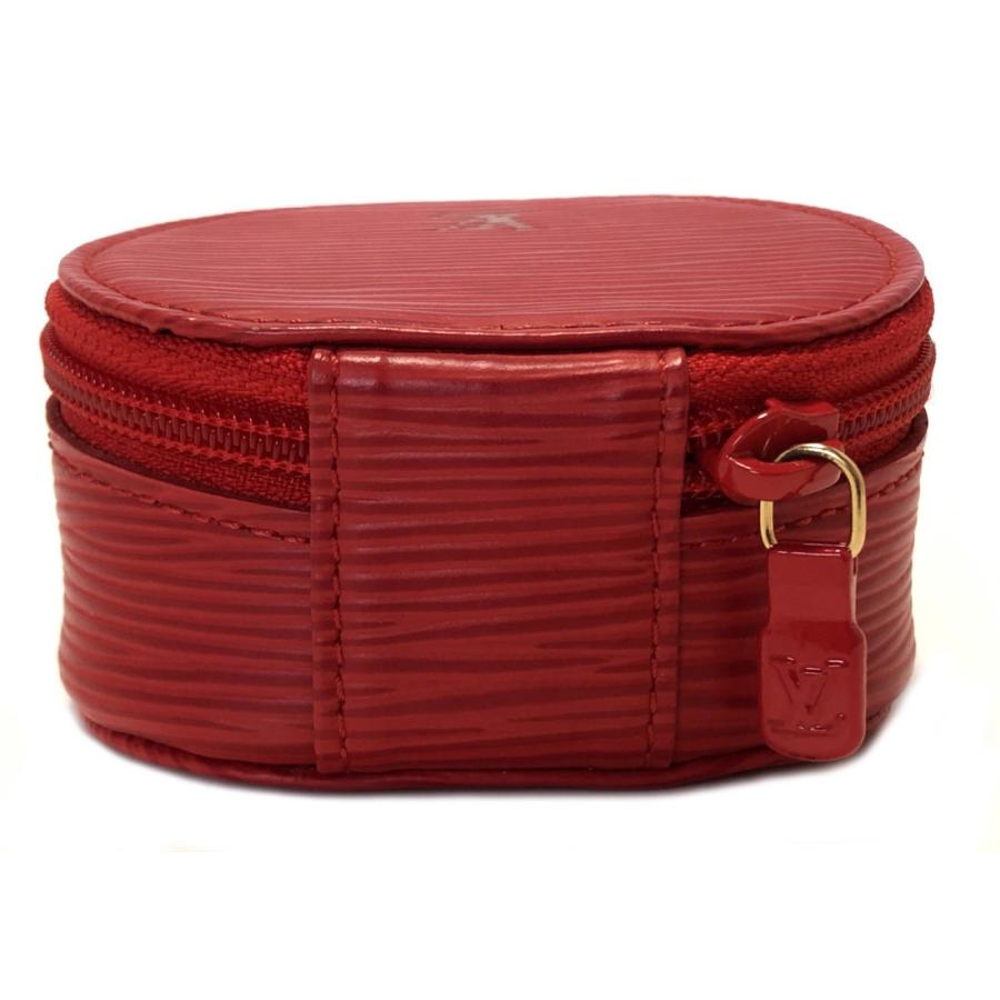 LOUIS VUITTON Authentic Vintage Epi Jewelry Case Ecrin Bijoux M48227 Castilian Red