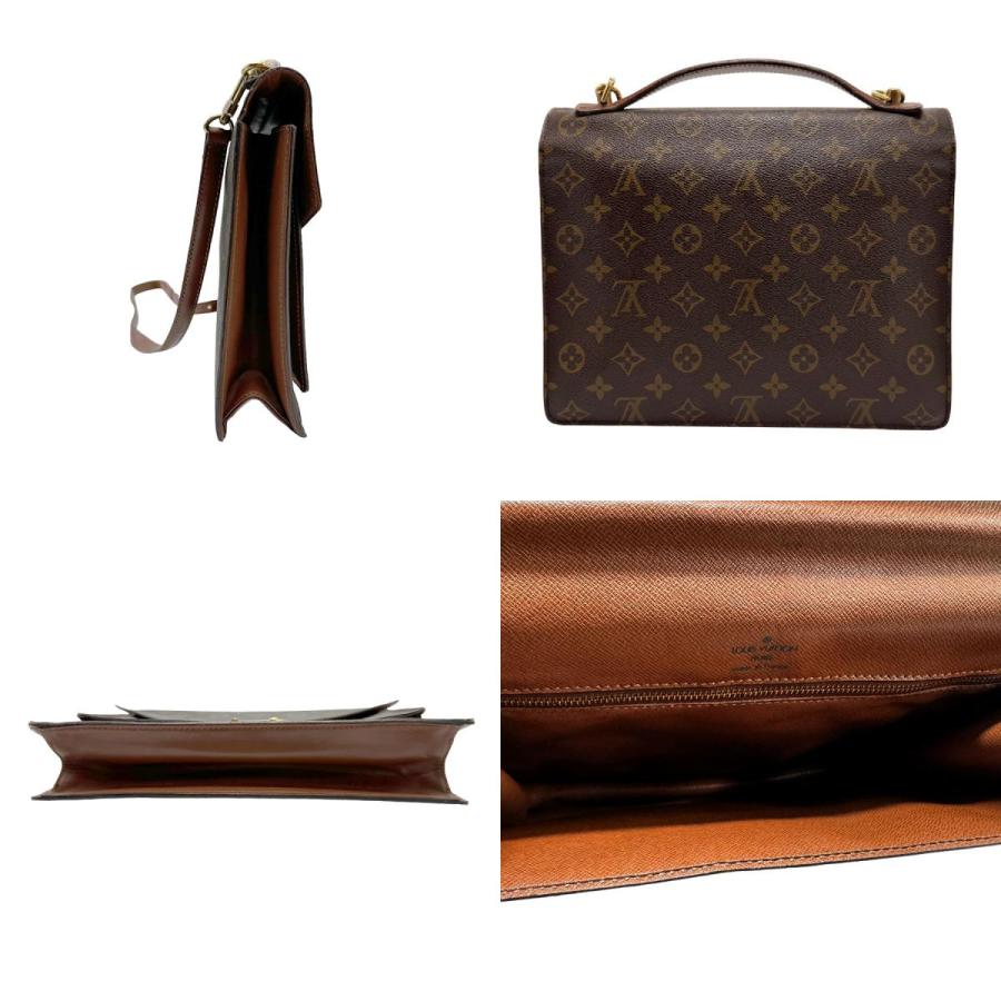 LOUIS VUITTON Authentic Vintage Business Bag Monceau Monogram
