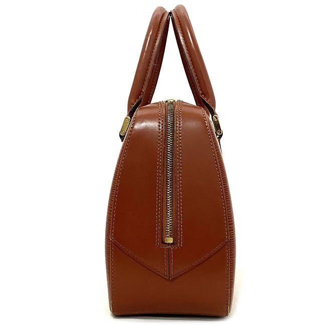 LOUIS VUITTON Authentic Vintage Handbag Sablon Epi Kenya Brown M52043
