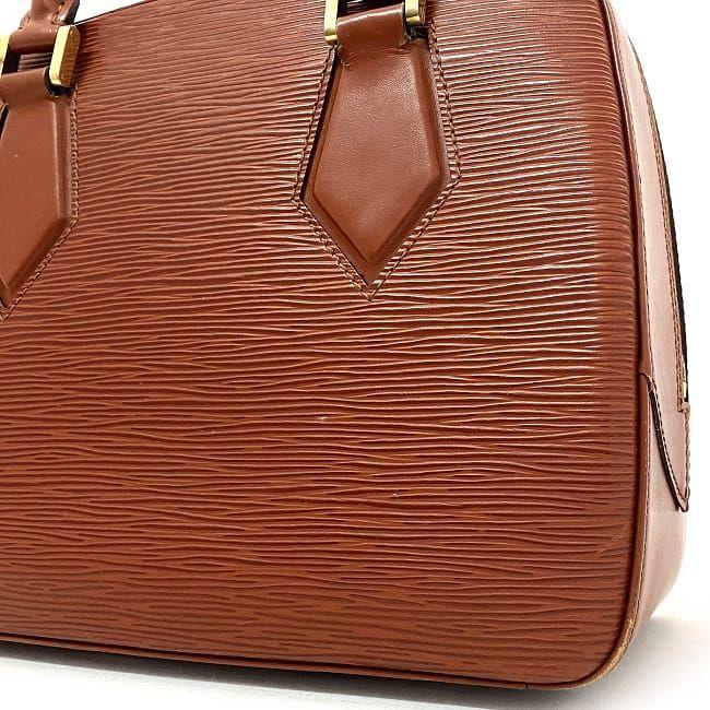 LOUIS VUITTON Authentic Vintage Handbag Sablon Epi Kenya Brown M52043
