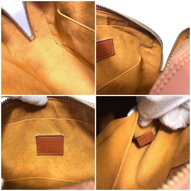 LOUIS VUITTON Authentic Vintage Handbag Sablon Epi Kenya Brown M52043