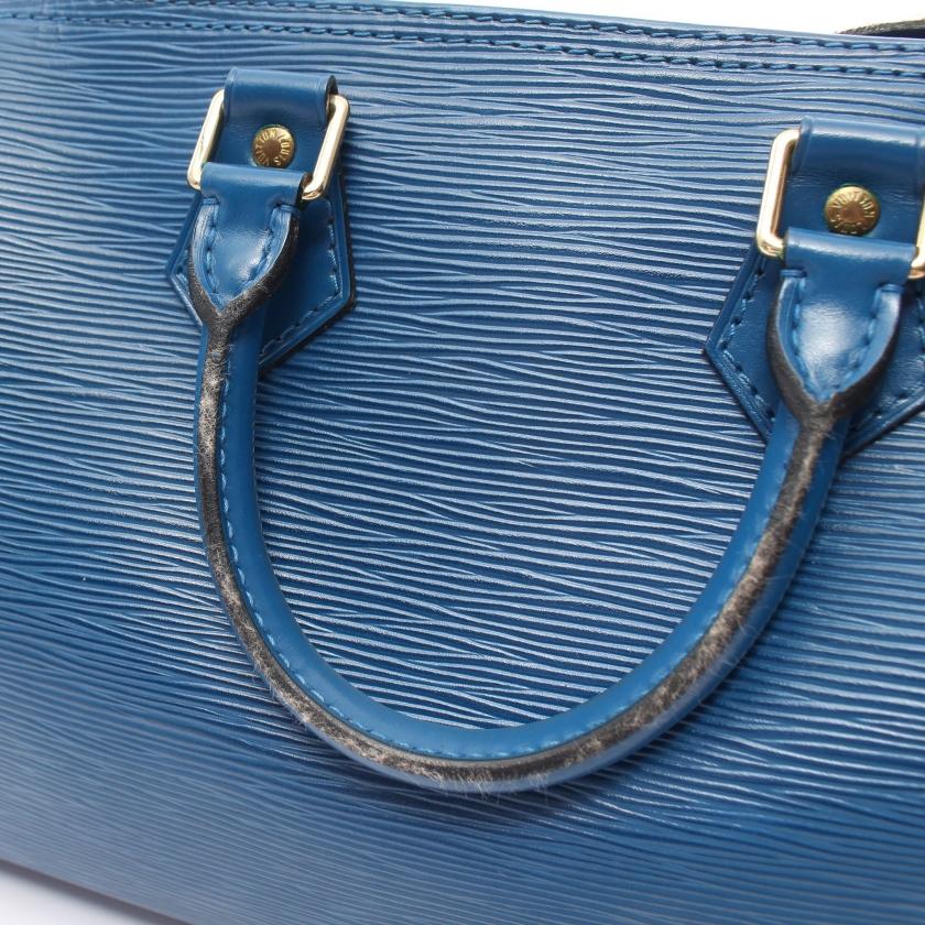 LOUIS VUITTON Authentic Vintage Speedy 25 Epi Toledo Blue Handbag M43015