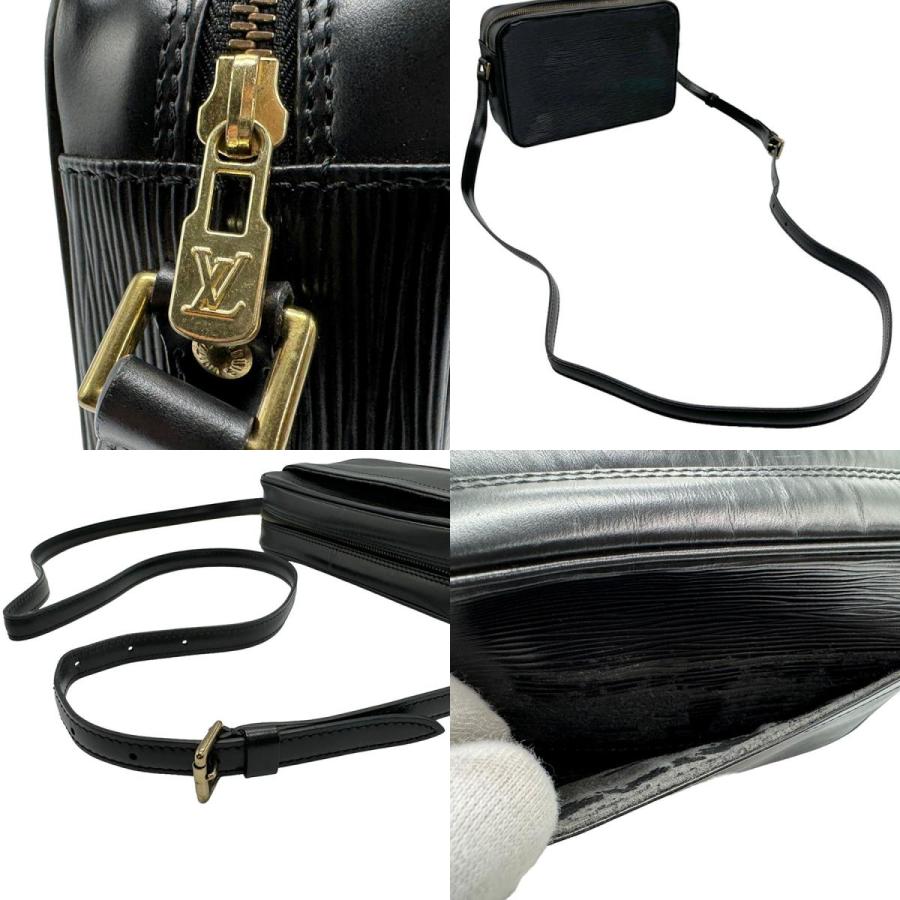 LOUIS VUITTON Authentic Vintage Crossbody Shoulder Bag Epi Trocadero 24 Black