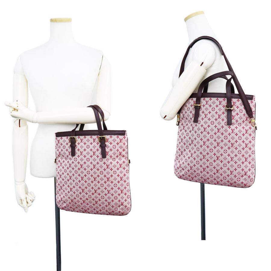 LOUIS VUITTON Authentic Vintage Fransoise 2WAY Shoulder Handbag Crossbody Monogram Mini Cerise Pink M92210