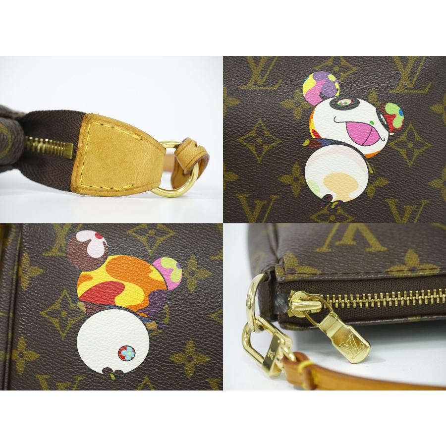 LOUIS VUITTON Authentic Vintage Pochette Accessoires Monogram Panda Murakami M51981