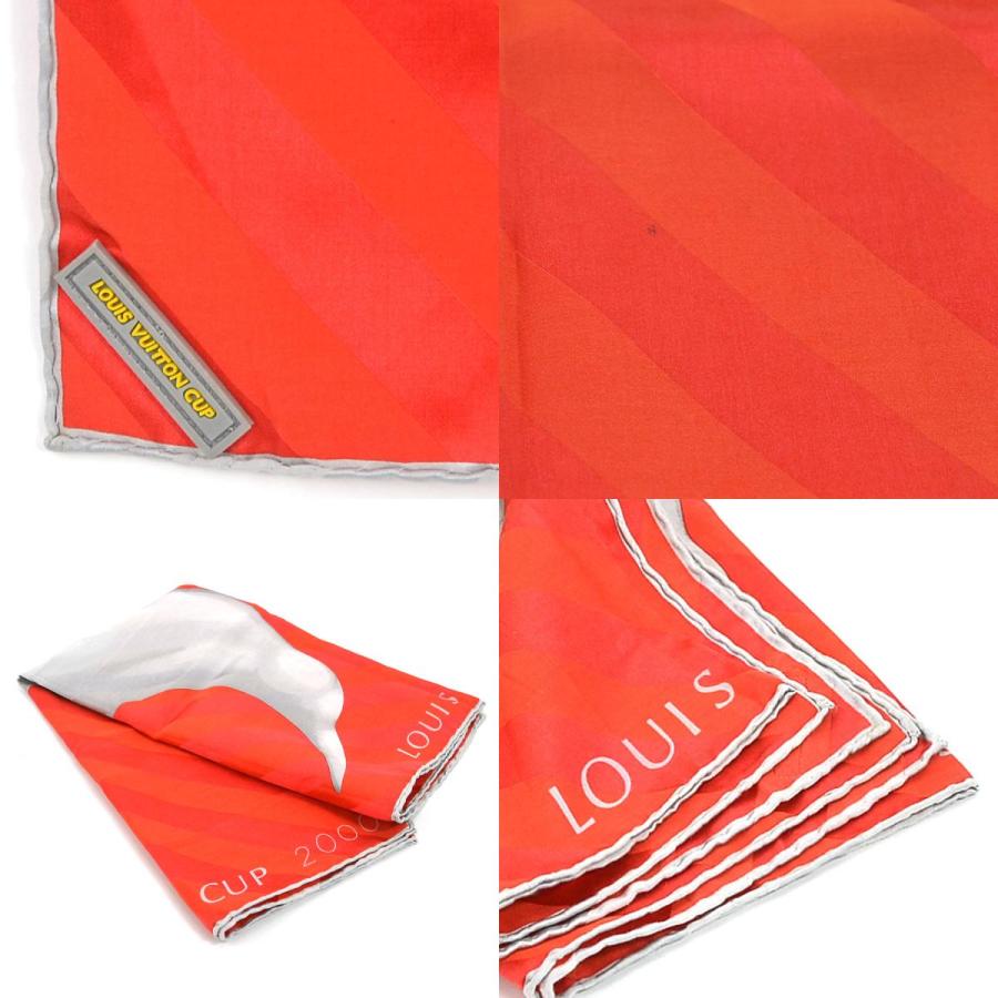 LOUIS VUITTON Authentic Vintage Silk Scarf LOUIS VUITTON CUP 2000