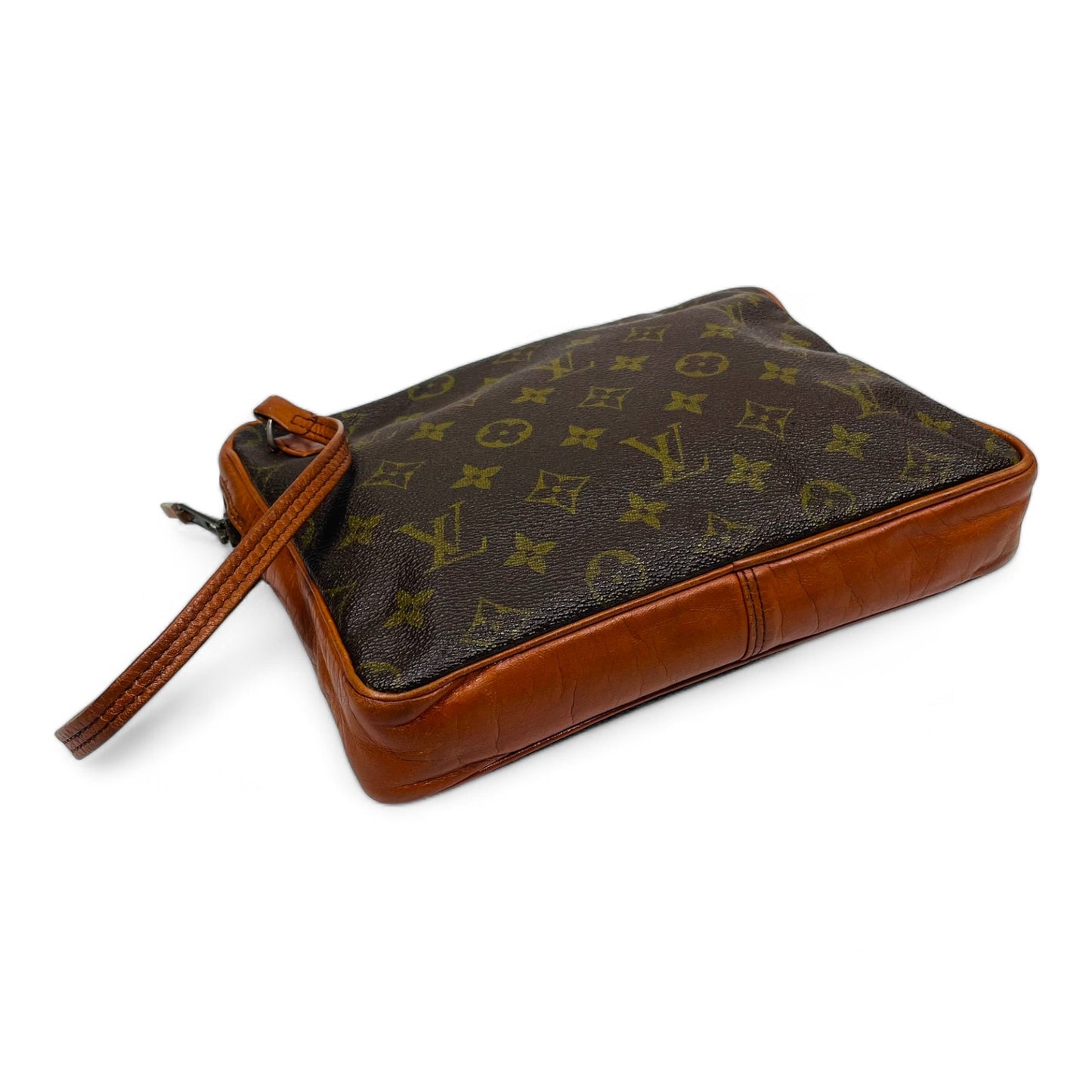 LOUIS VUITTON Authentic Vintage Clutch Bag 80's Made in France