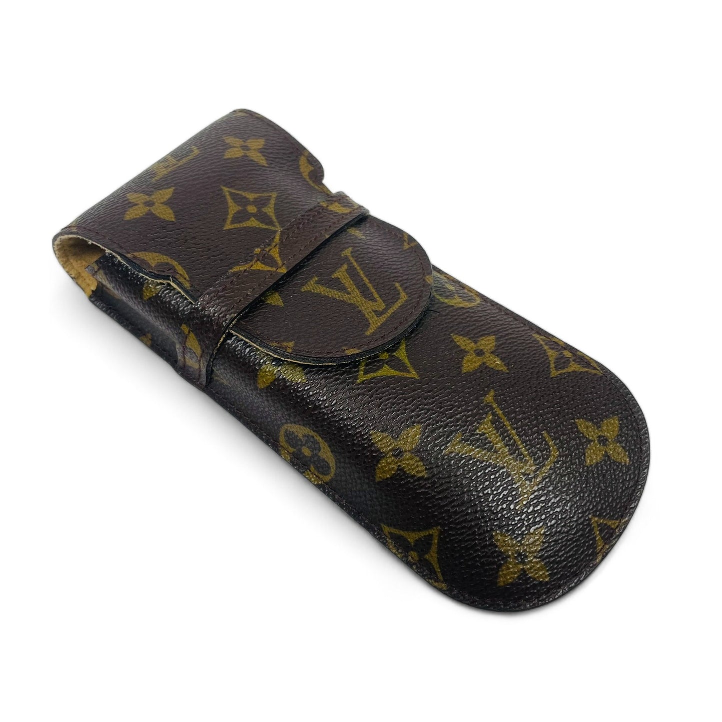 LOUIS VUITTON Authentic Vintage Etui Lunette Glass Case M62970
