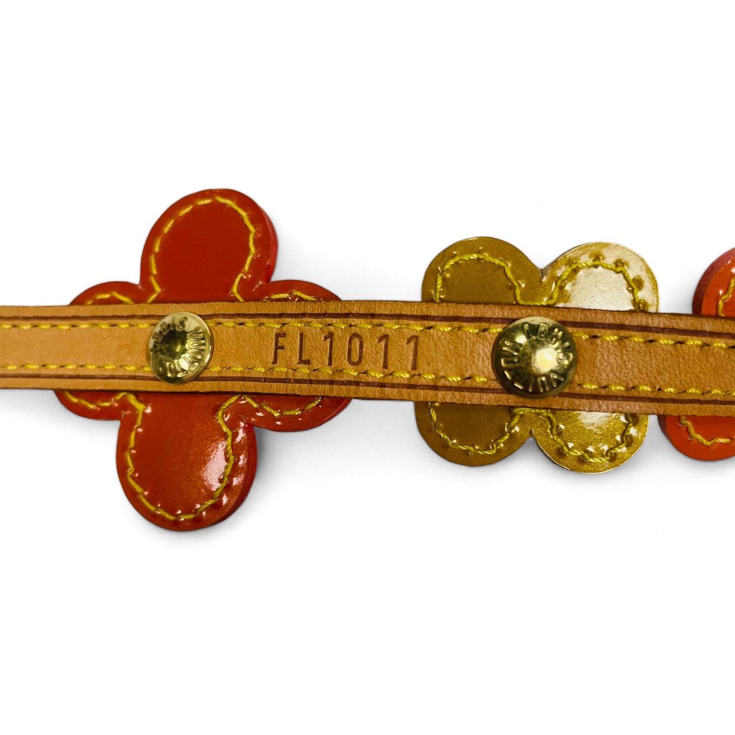 LOUIS VUITTON Authentic Vintage Vernis Flower Lexington Bracelet