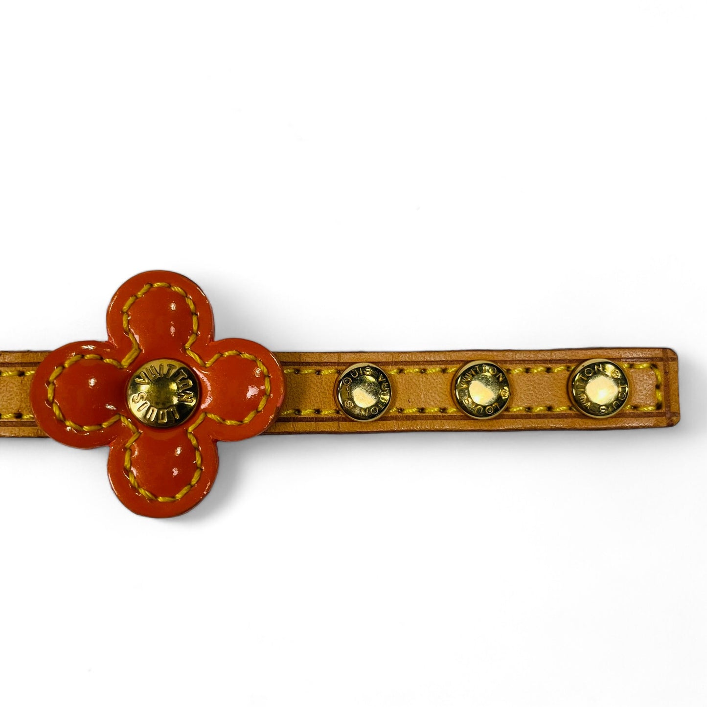 LOUIS VUITTON Authentic Vintage Vernis Flower Lexington Bracelet