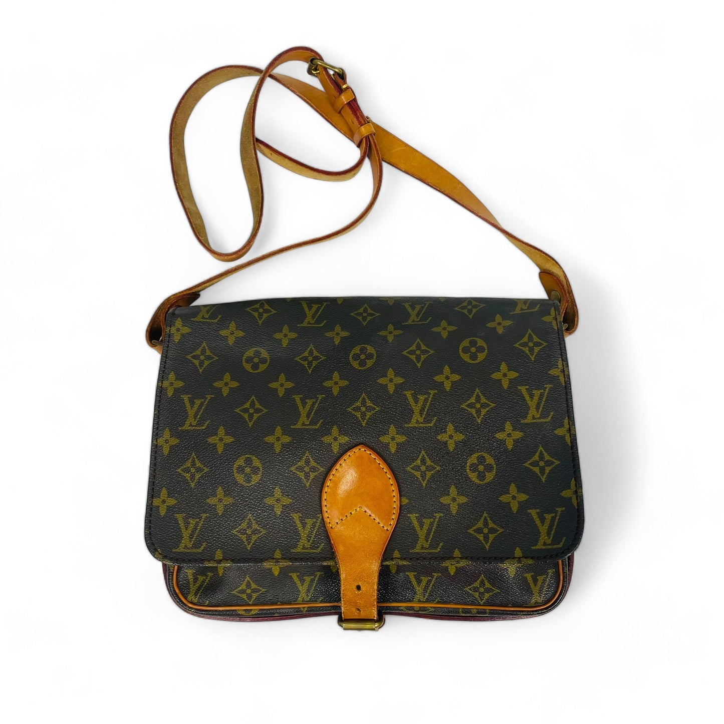 LOUIS VUITTON Authentic Vintage Shoulder Bag Cartouchiere 70's Made in France