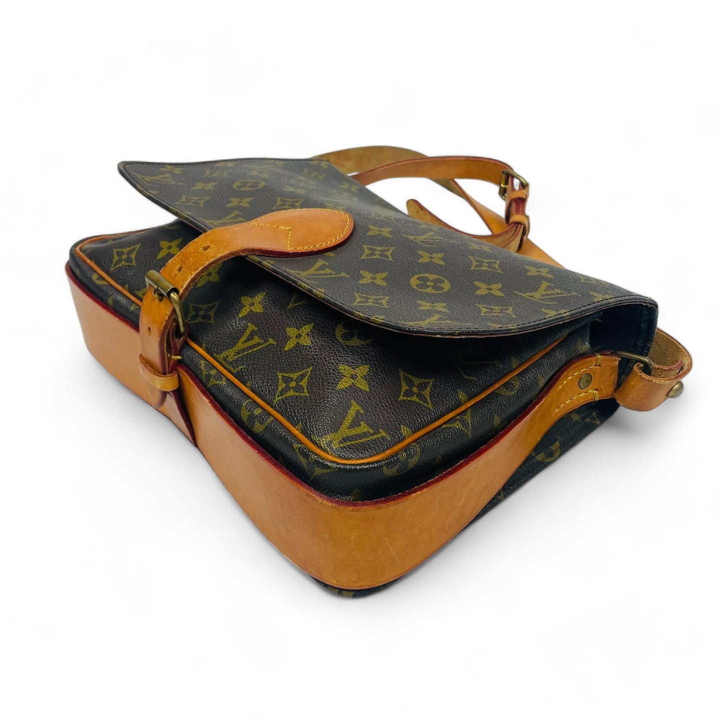 LOUIS VUITTON Authentic Vintage Shoulder Bag Cartouchiere 70's Made in France