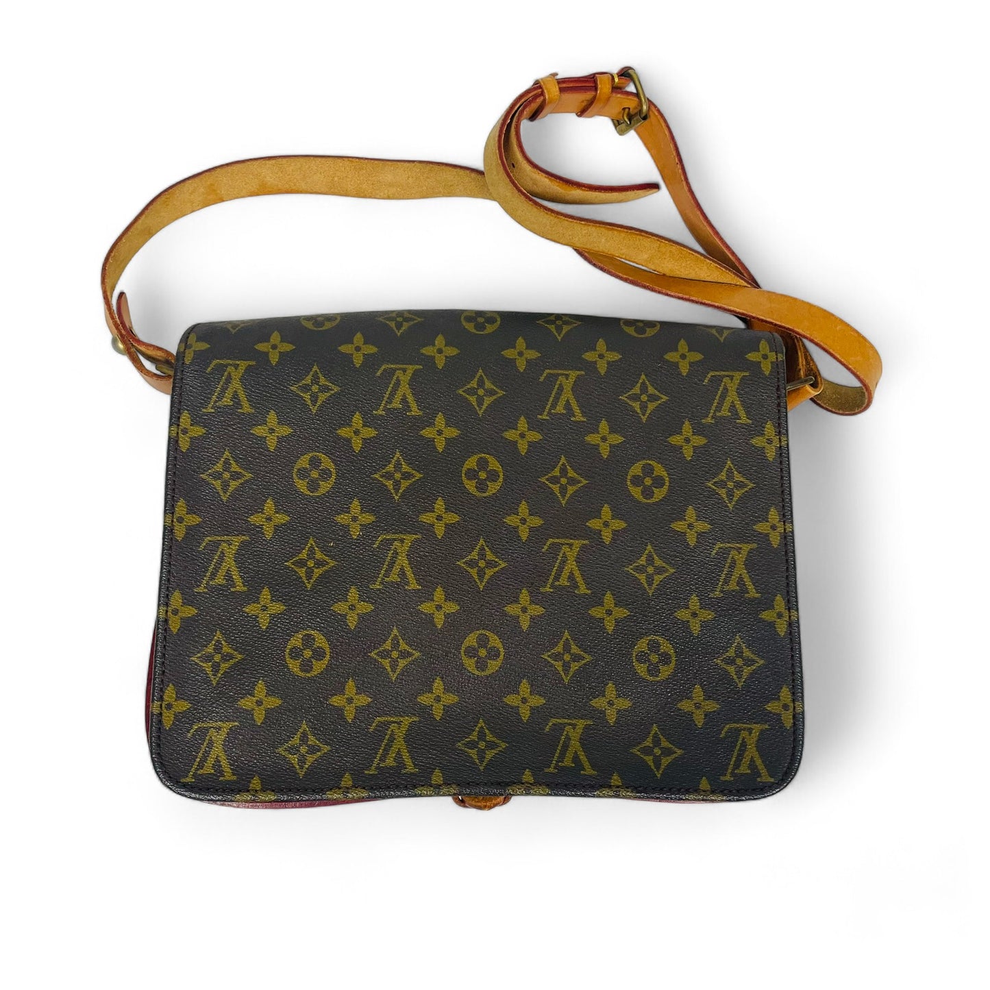 LOUIS VUITTON Authentic Vintage Shoulder Bag Cartouchiere 70's Made in France