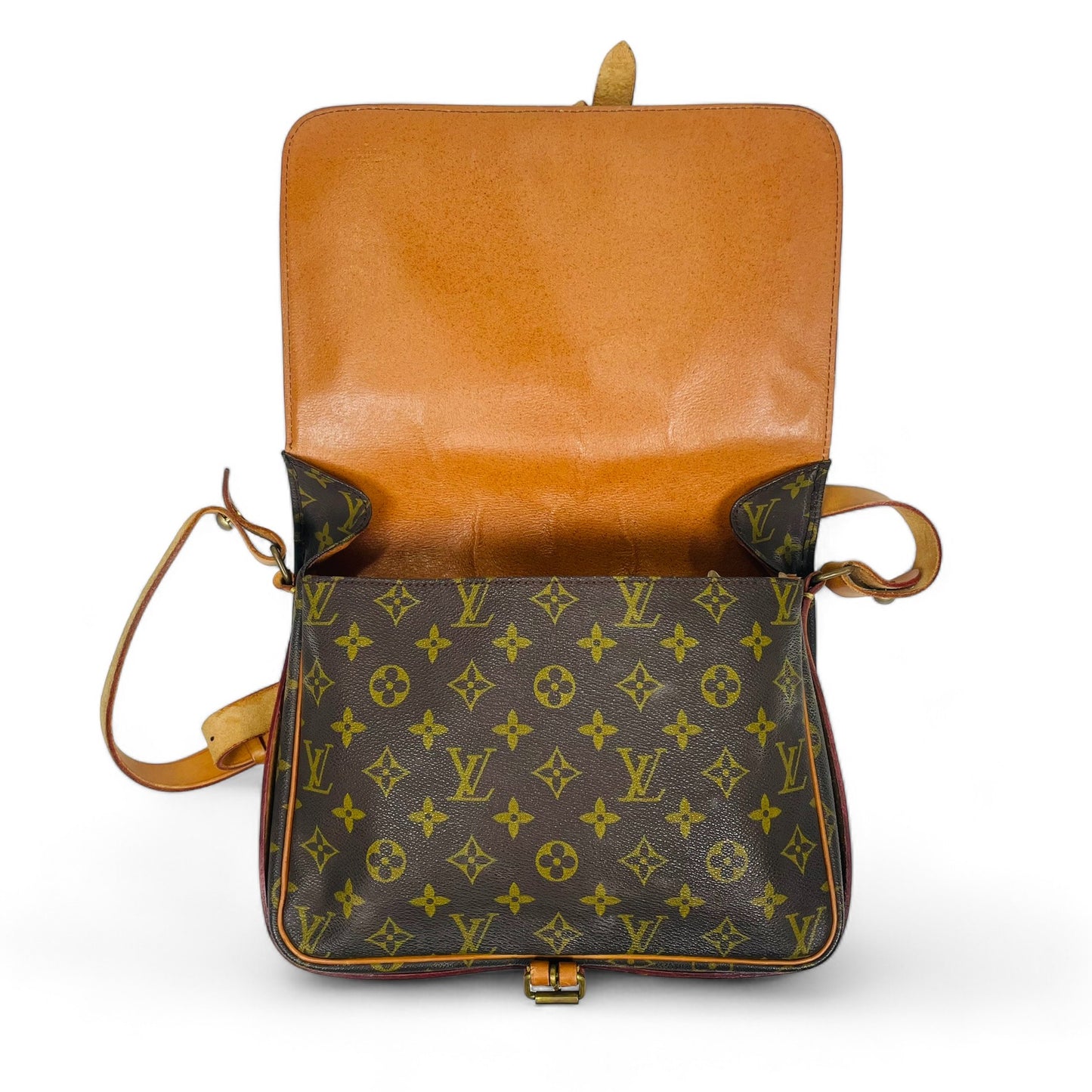 LOUIS VUITTON Authentic Vintage Shoulder Bag Cartouchiere 70's Made in France