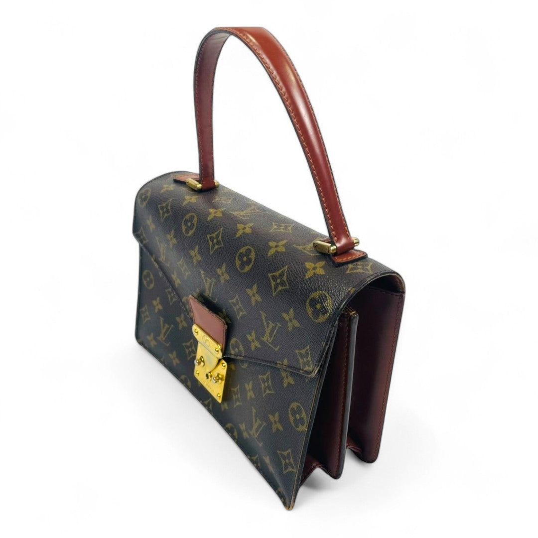 LOUIS VUITTON Authentische Vintage Umhängetasche Cartouchiere 70er Jahre Made in France