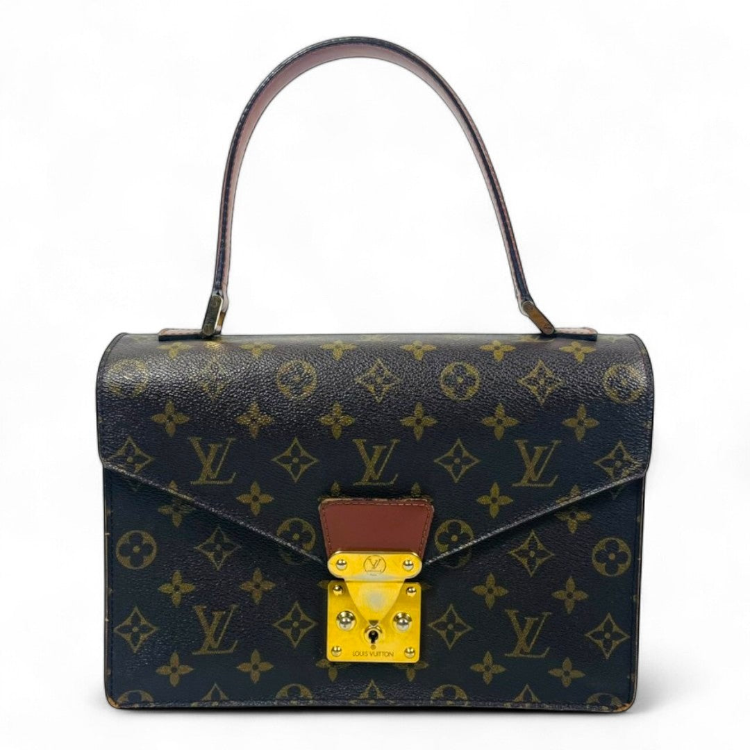 LOUIS VUITTON Authentische Vintage Umhängetasche Cartouchiere 70er Jahre Made in France