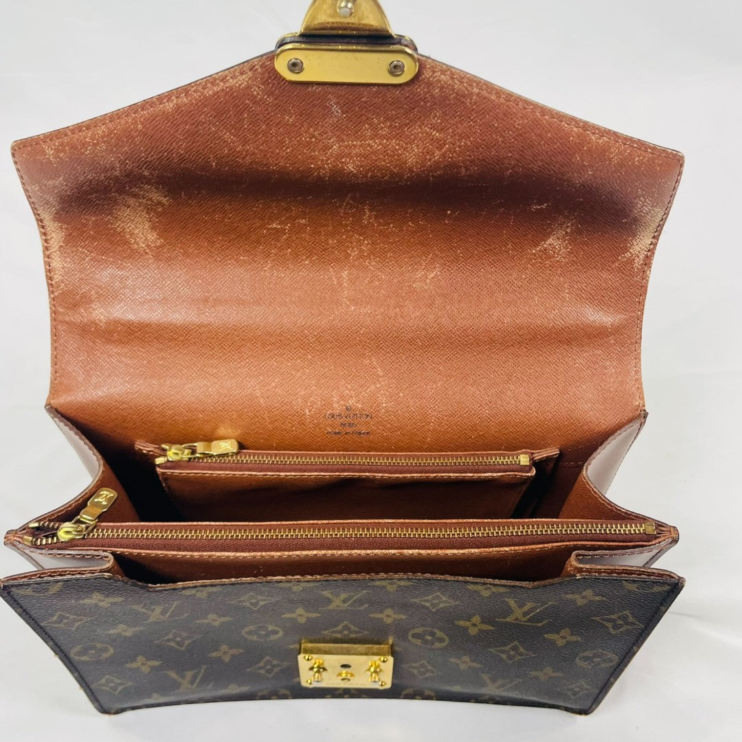 LOUIS VUITTON Authentische Vintage Umhängetasche Cartouchiere 70er Jahre Made in France