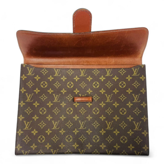 LOUIS VUITTON Monogram Pochette Ministère Business bag / Document case 54