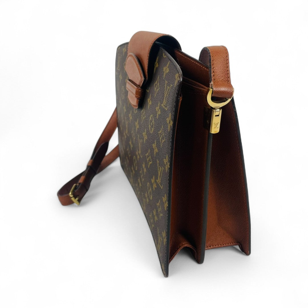 LOIUS VUITTON Monogram Cartouchiere Shoulder Bag M51375