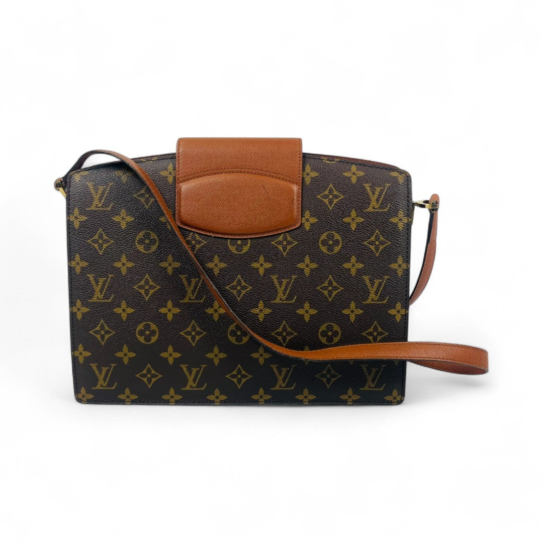 LOIUS VUITTON Monogram Cartouchiere Shoulder Bag M51375