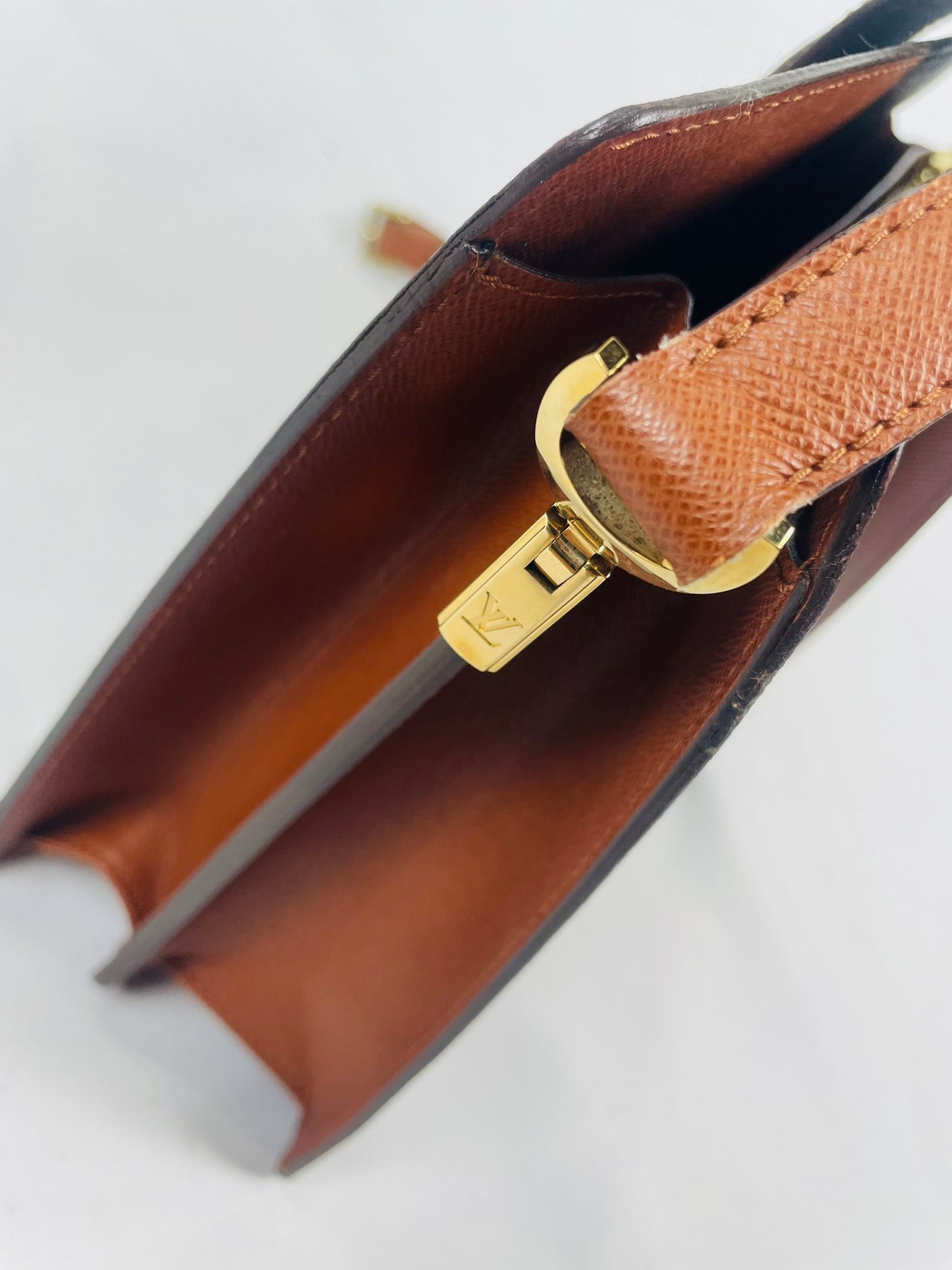 LOIUS VUITTON Monogram Cartouchiere Shoulder Bag M51375
