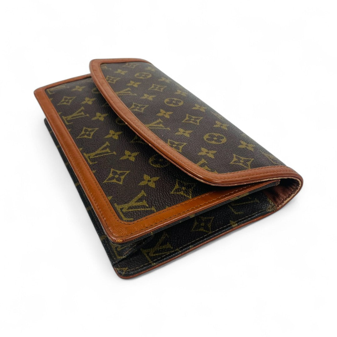 LOUIS VUITTON Monogram Pochette Dame GM Clutch Bag M51810