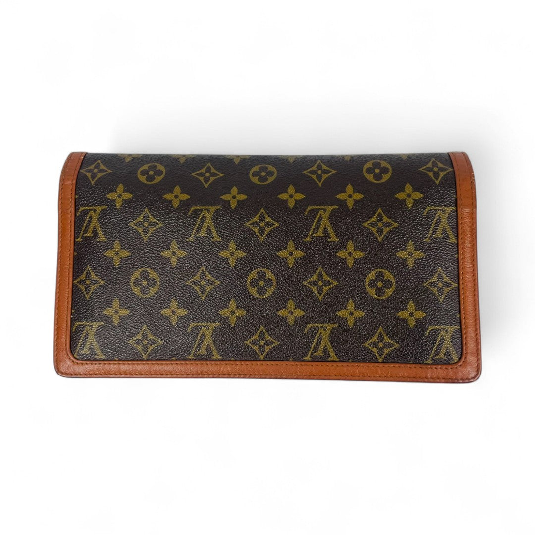 LOUIS VUITTON Monogram Pochette Dame GM Clutch Bag M51810