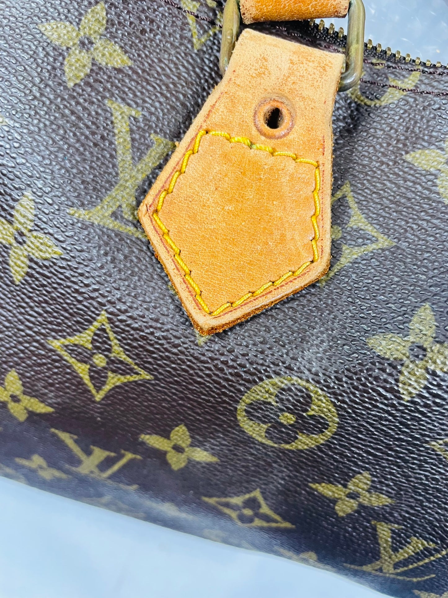 LOUIS VUITTON Monogram Speedy 35 M41524
